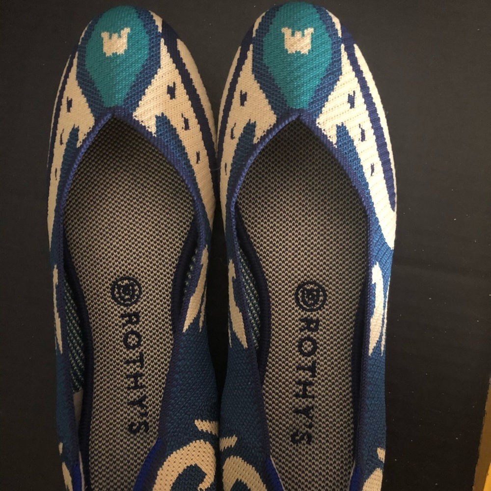 Rothy’s Moroccan Blue Flat